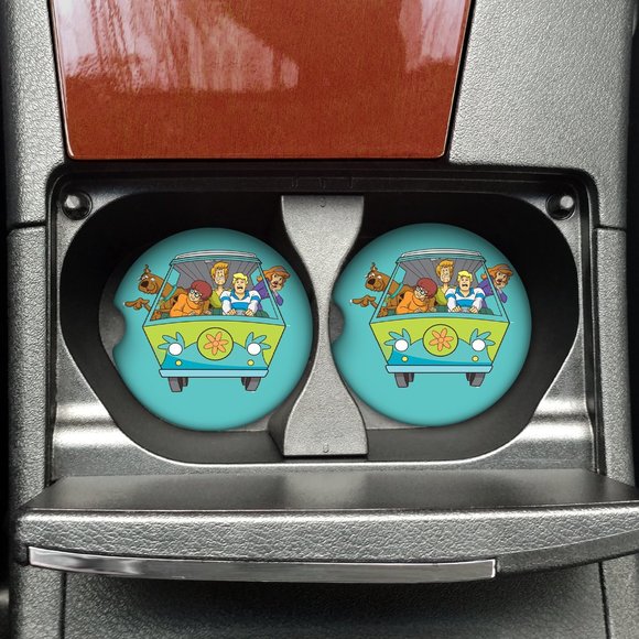 Scooby Doo Seat Belt Cover, Car Coaster & Air Freshener - Picture 2 of 6